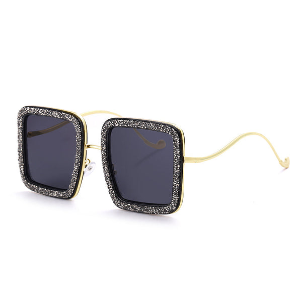 Diamond Square Sunglasses  Crystal  Shades Sparkle