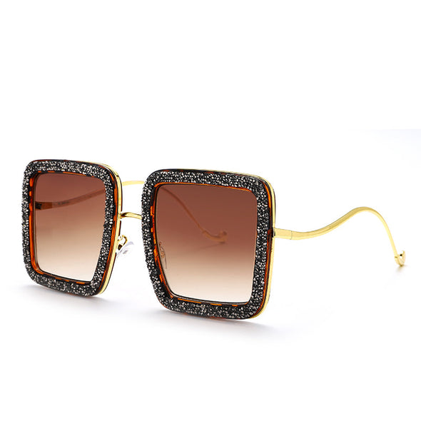 Diamond Square Sunglasses  Crystal  Shades Sparkle