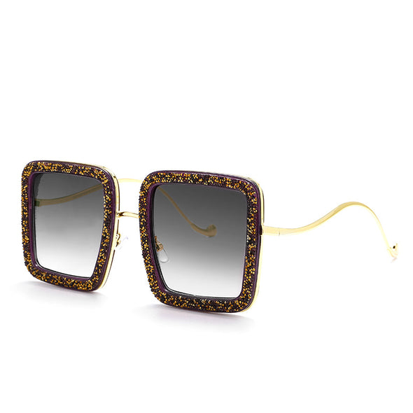 Diamond Square Sunglasses  Crystal  Shades Sparkle