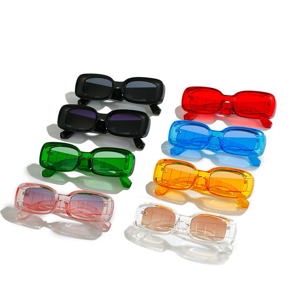 New summer sunglasses European and American fashion ocean beach glasses personality colorful candy-colored sunglasses female