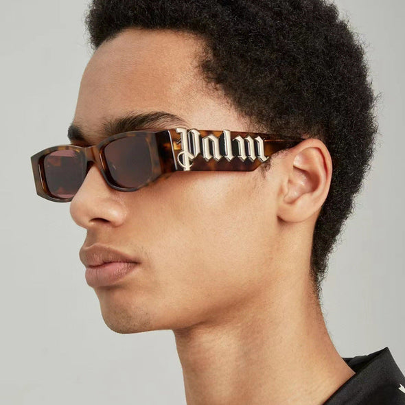 New colorful candy color sunglasses, Red Sunglasses, men's and women's cross-border punk hip-hop show glasses