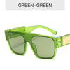 New fashion glasses men's and women's fashion sunglasses retro big box square sunshade sunglasses