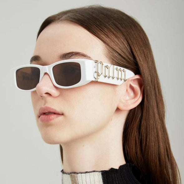 New colorful candy color sunglasses, Red Sunglasses, men's and women's cross-border punk hip-hop show glasses