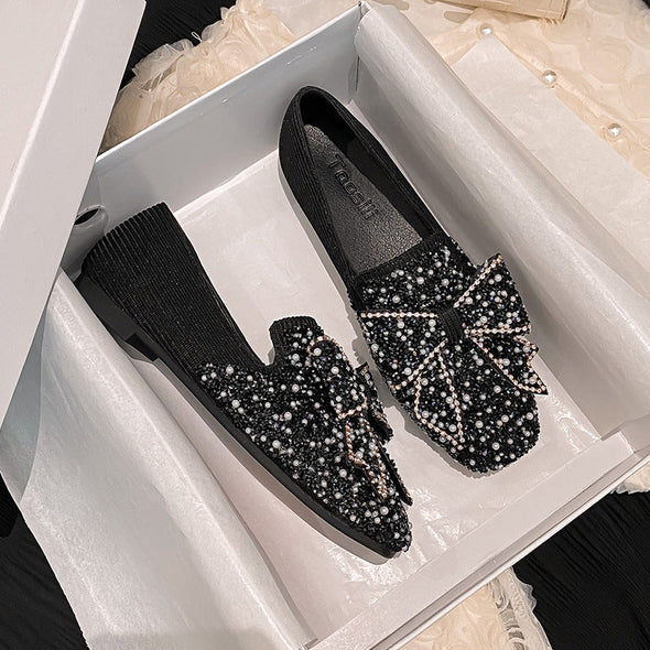 Zoloss Beautiful Sparkling Rhinestone Shoes