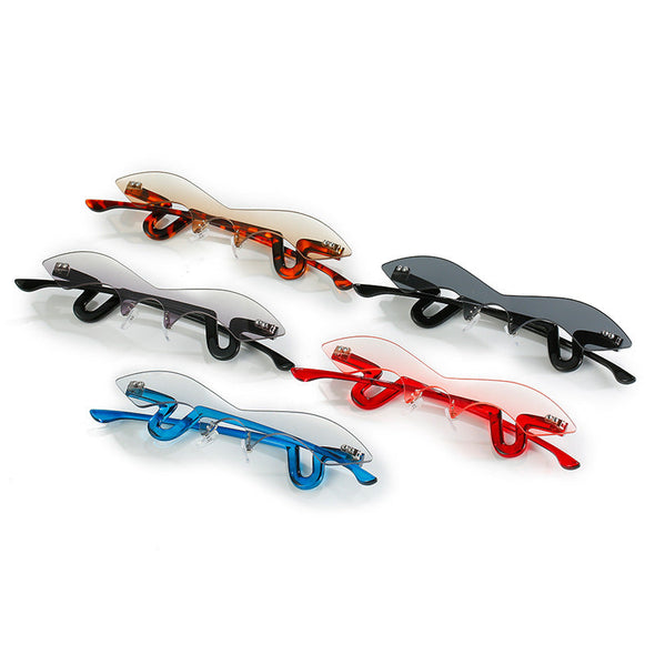 Spring new cosmic sunglasses European and American ins net red with the same personality funny glasses Y2K sunglasses female