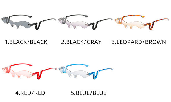 Spring new cosmic sunglasses European and American ins net red with the same personality funny glasses Y2K sunglasses female