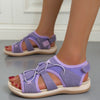 Zoloss Women Solid Color Hollow Out Casual Lady Sandals