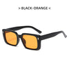 Square Sunglasses Women Luxury Brand Eyewear Shades for Women Vintage Orange Punk Glasses Hombre