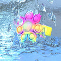 Octopus Spinning Pop Fidget Spinner Figet Toys Anti Stress Pops Wristband Light Bracelet Kawaii Push Bubble Kids Christmas Gifts