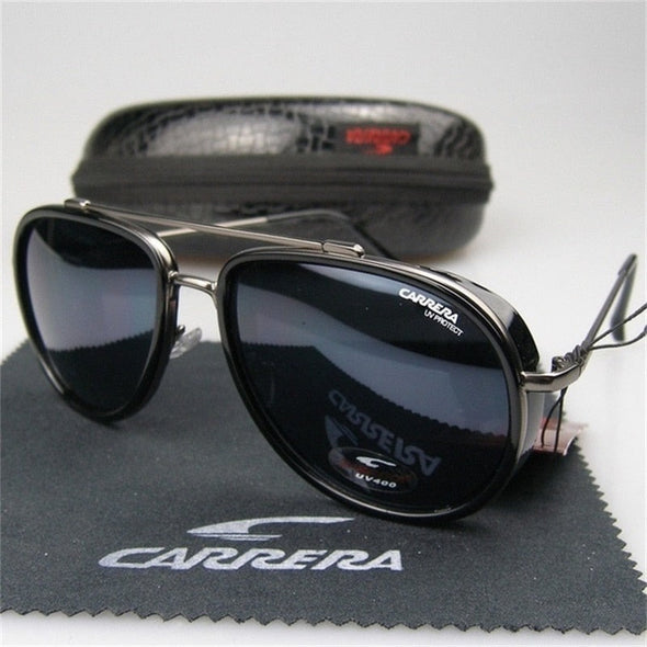 Vintage Aviation Sunglasses Men Women Matte Metal Retro Designer Frame New Fashion Pilot Sun Glasses Hombre