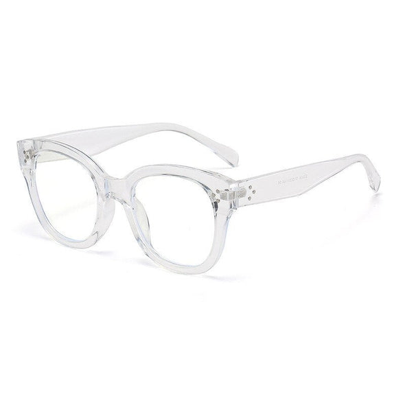Oulylan Square Anti Blue Light Glasses Frame Women Men Optical Computer Eyeglasses Frames Office Decoration Fake Eyewear