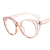 Oversized Cat Eye Optical Glasses Women Men Vintage Clear Glasses Eyeglasses Frame Transparent Lens Spectacle Frame Unisex