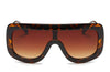 Oversized Square  Women Vintage Shades Fashion Flat Top Men Sunglasses