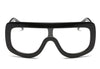 Oversized Square  Women Vintage Shades Fashion Flat Top Men Sunglasses