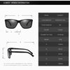 Square Polarized Sunglasses for Men Women Sports Driving Glasses