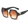 Polygonal Gradient Sunglasses Women  Luxury Brand Hexagon Black Men Sun Glasses Personality Ladies Chic 90s Eyewears
