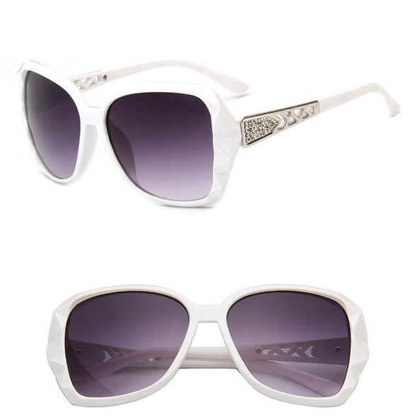 Vintage Big Frame Sunglasses Women Brand Designer Gradient Lens Driving Sun Glasses UV400