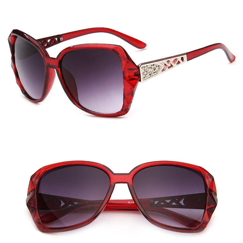 Vintage Big Frame Sunglasses Women Brand Designer Gradient Lens Driving Sun Glasses UV400