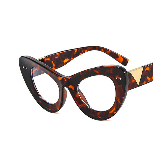 Oversized Sunglasses Women Cateye Eyewear For Women/Men High Quality Glasses Women Mirror Gafa