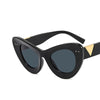 Oversized Sunglasses Women Cateye Eyewear For Women/Men High Quality Glasses Women Mirror Gafa