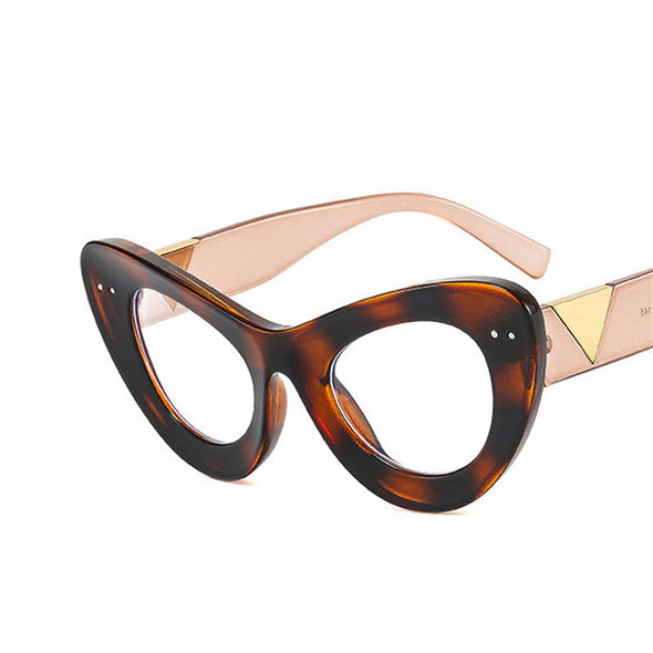 Oversized Sunglasses Women Cateye Eyewear For Women/Men High Quality Glasses Women Mirror Gafa