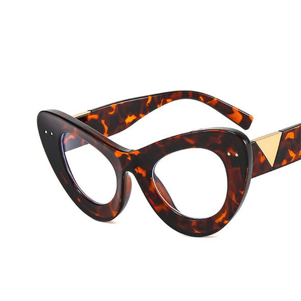 Oversized Sunglasses Women Cateye Eyewear For Women/Men High Quality Glasses Women Mirror Gafa
