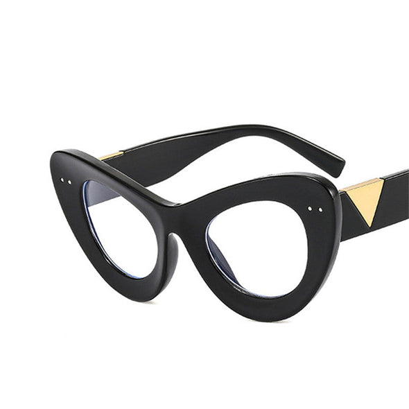 Oversized Sunglasses Women Cateye Eyewear For Women/Men High Quality Glasses Women Mirror Gafa