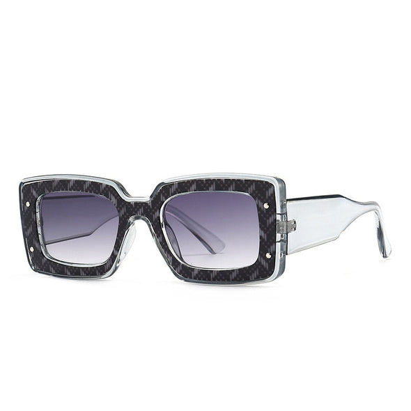 Rectangle Sunglasses Women Luxury Brand Designer  Men UV400 Square Shades Fashion Eyewear