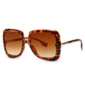 Oversized Sunglasses Women 2021 Vintage Square Fashion Big Large Grain Frame