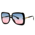 Oversized Sunglasses Women 2021 Vintage Square Fashion Big Large Grain Frame