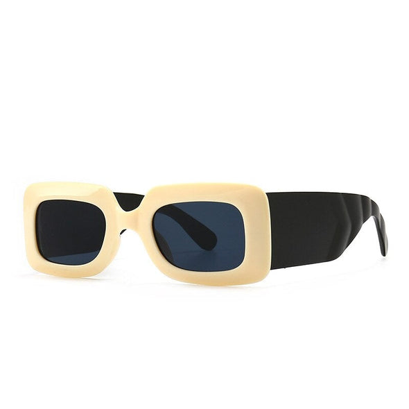 Retro Square Sunglasses Big Frames Rectangle Lens Eye Wear Fashion Brand Designer Outdoor Wear Gafas Oculos Sunglasses