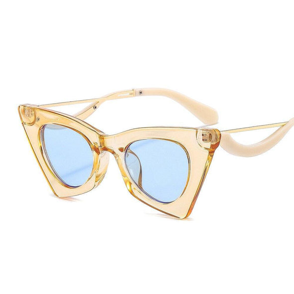 Rimless Women Sunglasses 2021 Cat Eye Sun Glasses Female Luxury Brand Designer Vintage Sunglasses Wholesale