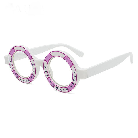 Round Anti Blue Light Blocking Glasses Women Men Optical Glasses Frame Prescription Spectacle Frames Computer Shades Unisex