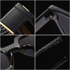 Fashion Square Sunglasses Women Retro Rivets Decoration Brand Designer Men Gradient Sun Glasses Shades