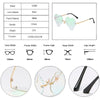 Fashion Unique Love Heart Tear Shape Sunglasses Women Colorful Rimless Eyewear Vintage Clear Ocean Lens Female Sun Glasses
