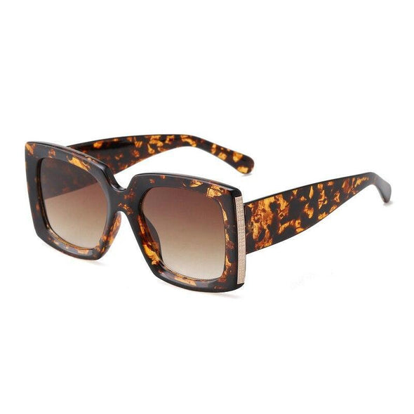Retro Classic Square Women Fashion Gradient Mirror Eyewear Shades Sun Glasses