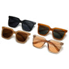 Simple Big Frame Square Sunglasses Men and Women Trend Photo Sunglasses Hot Vacation Sunglasses for Young Girl