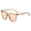Simple Big Frame Square Sunglasses Men and Women Trend Photo Sunglasses Hot Vacation Sunglasses for Young Girl