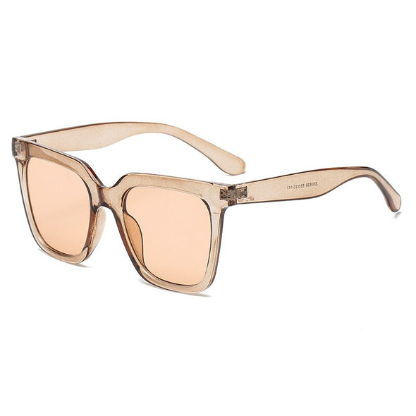 Simple Big Frame Square Sunglasses Men and Women Trend Photo Sunglasses Hot Vacation Sunglasses for Young Girl