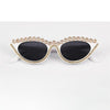 Small Cat Eye Diamond  Fashion Rhinestone Sun Glasses