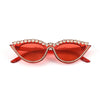 Small Cat Eye Diamond  Fashion Rhinestone Sun Glasses