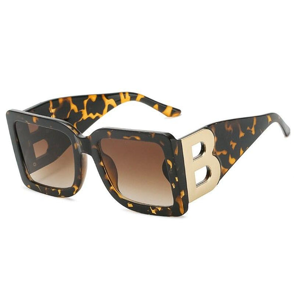 Square Sunglasses Women Fashion 2021New Vintage Big Frame Shades Men Brand Designer Luxury Sun Glasses UV400 Oversized Eyewear
