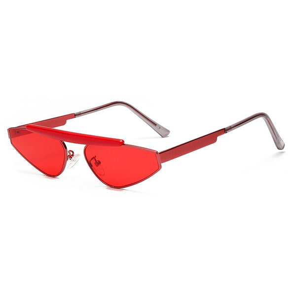 Steampunk Cat Eye Sunglasses Women Luxury Brand Designer Triangle Sun Glasses Men Small Punk Eyeglasses