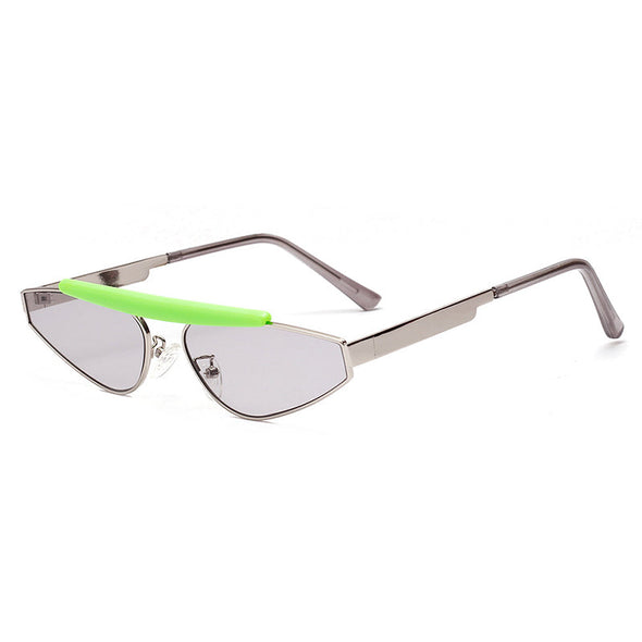 Steampunk Cat Eye Sunglasses Women Luxury Brand Designer Triangle Sun Glasses Men Small Punk Eyeglasses