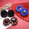 Steampunk Oversized Sunglasses Women Soft Fur Sun Glasses Men UV400 Gradient Goggle Shades Handmade Eyewear