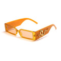 Steampunk Rectangle Sunglasses Men Vintage Small Square Sun Glasses Women Punk Shades Animal Totem UV400 Driving Eyewear