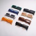Steampunk Rectangle Sunglasses Men Vintage Small Square Sun Glasses Women Punk Shades Animal Totem UV400 Driving Eyewear