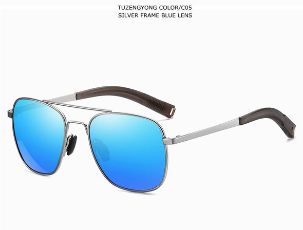 Brand Classic Square Polarized Sunglasse Men Driving Sun Glasses Women Small UV Blocking Eyewear