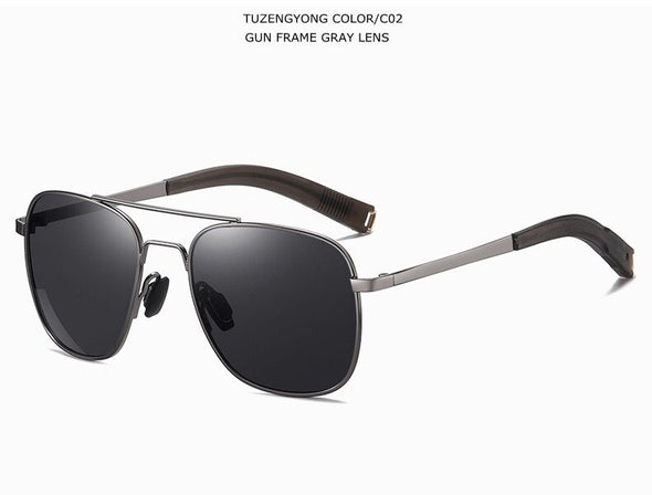 Brand Classic Square Polarized Sunglasse Men Driving Sun Glasses Women Small UV Blocking Eyewear