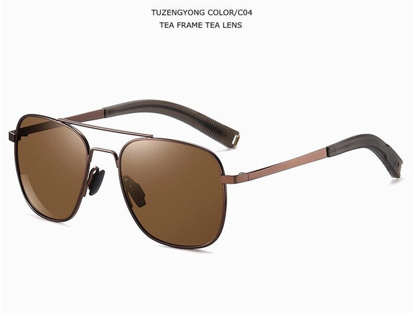 Brand Classic Square Polarized Sunglasse Men Driving Sun Glasses Women Small UV Blocking Eyewear